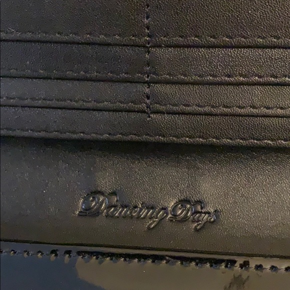 Vintage Dancing Days Wallet black patent red bow - Picture 3 of 7